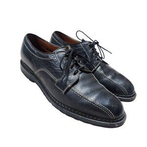 Allen Edmonds Mens Black Leather‎ Derby Shoes Size 10D